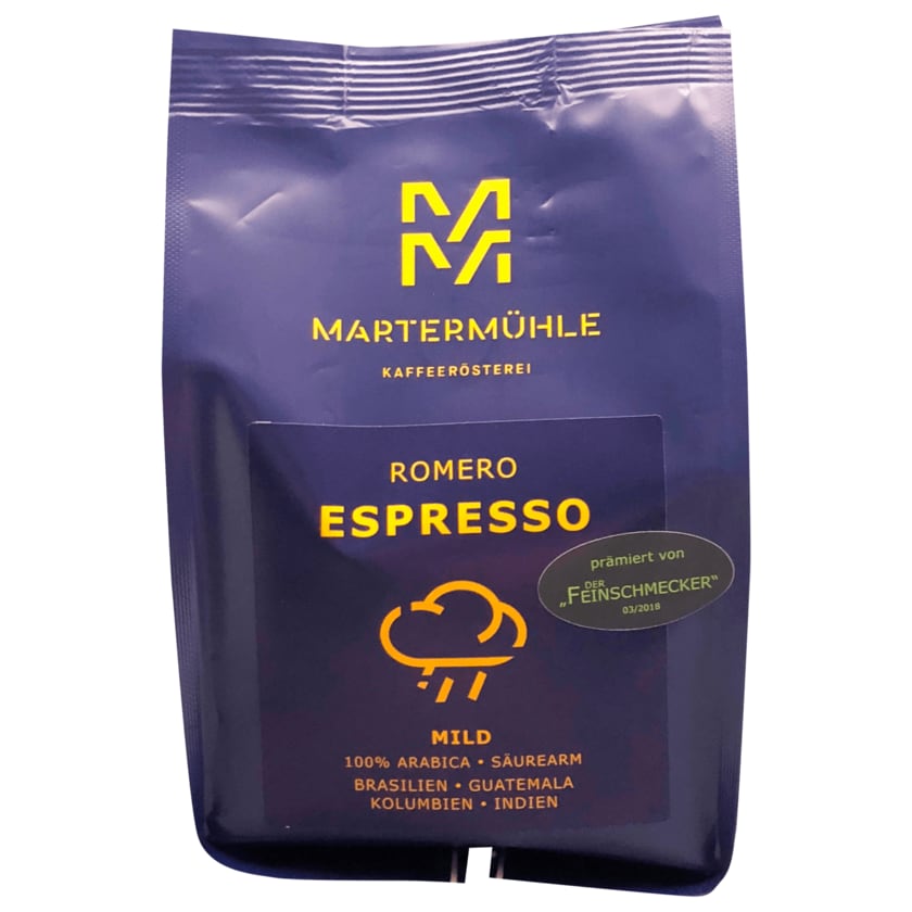 Martermühle Romero Espresso mild 250g